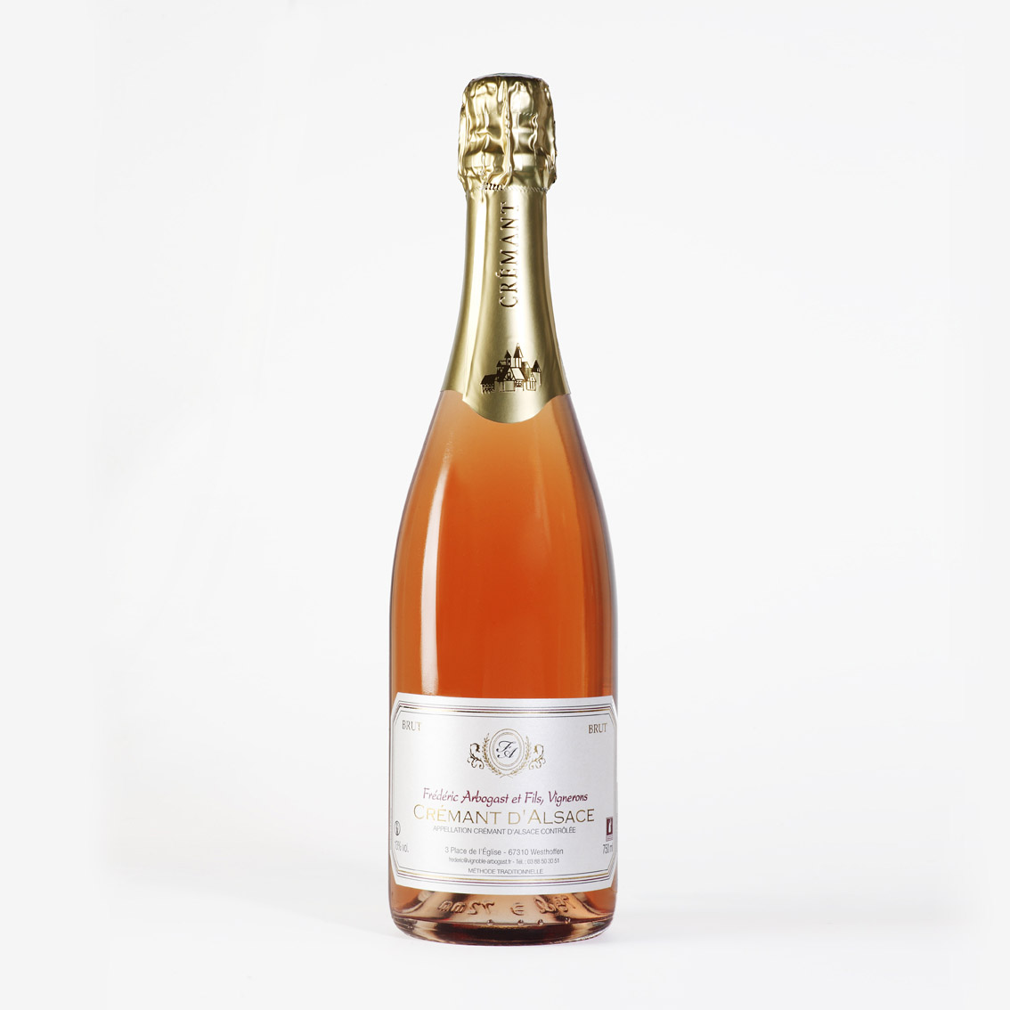 Crémant d’Alsace Rosé 2020 (24 mesi di affinamento sui lieviti)